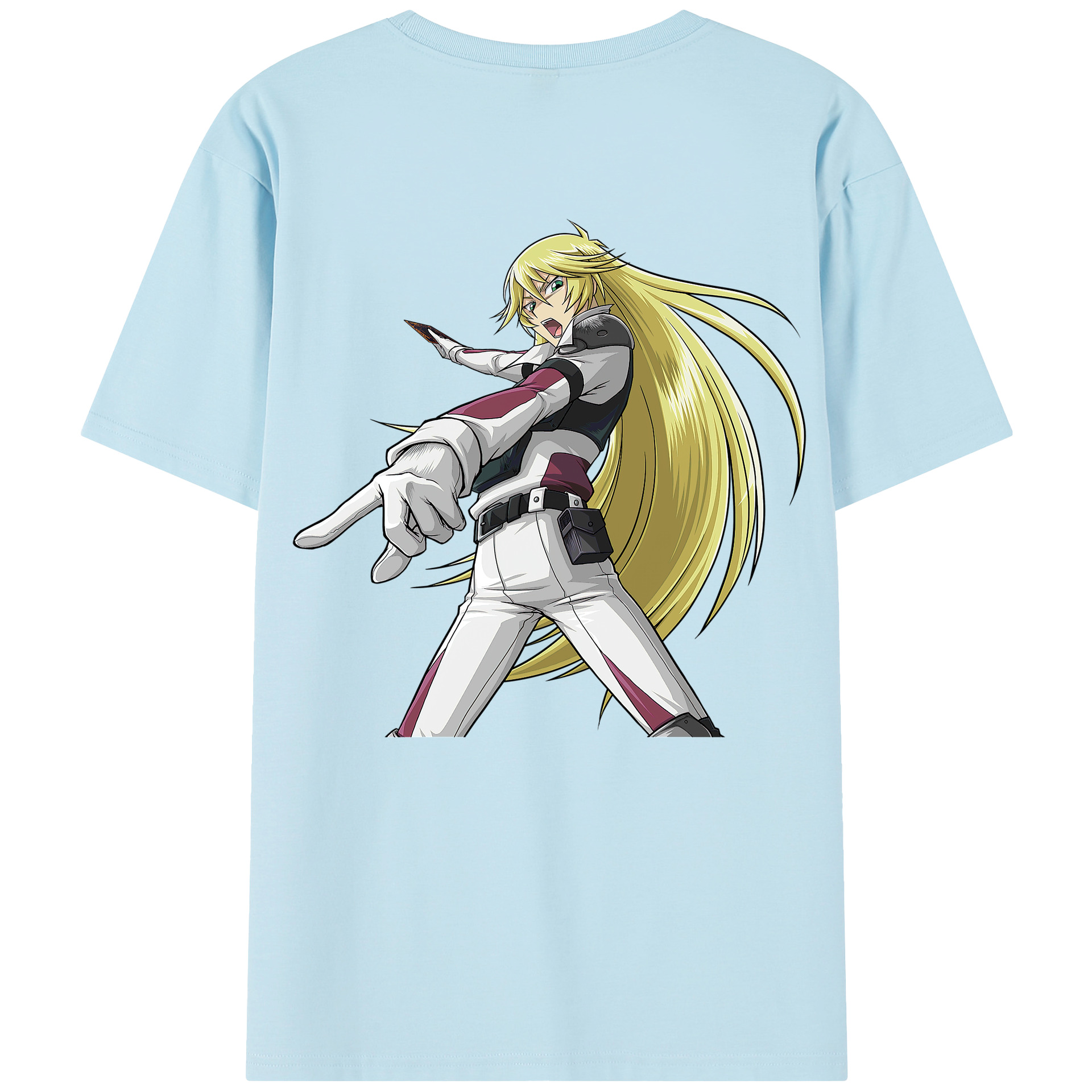 （画像用） 遊☆戯☆王 Yu-Gi-Oh! 綿100％半袖Tシャツ（背面プリント）